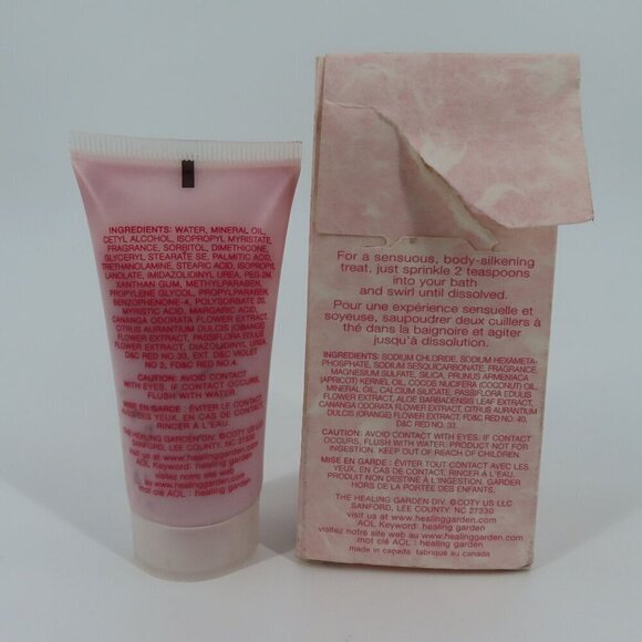 The Healing Garden Jasmine Therapy Body Soak Sensual Massage Lotion Travel Size - Picture 4 of 6